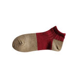 Linen Cotton Anklet Socks by Nishiguchi Kutsushita