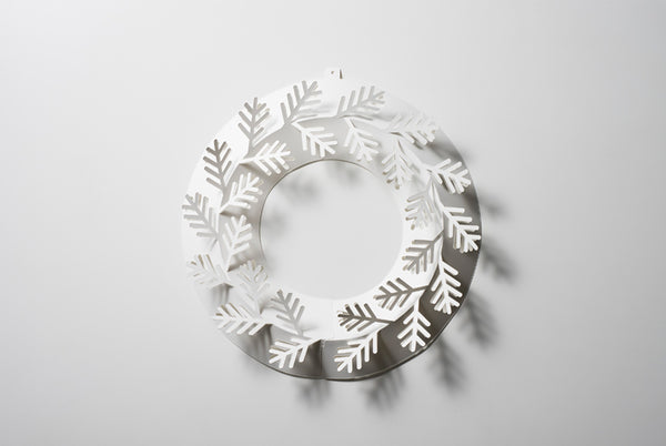 Festive Paper Wreath- Reuseable