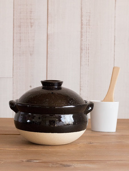 Koiga Iga Earthenware Double Lid Rice Cooker
