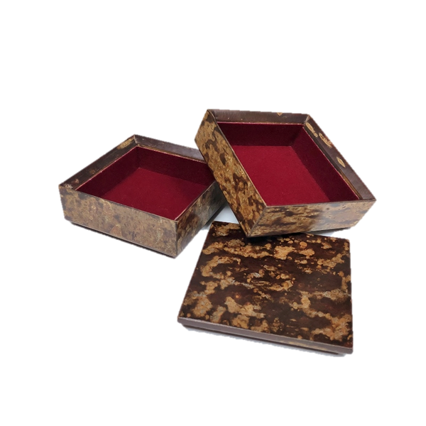 Two Tier 2nd Growth Cherry Bark Box