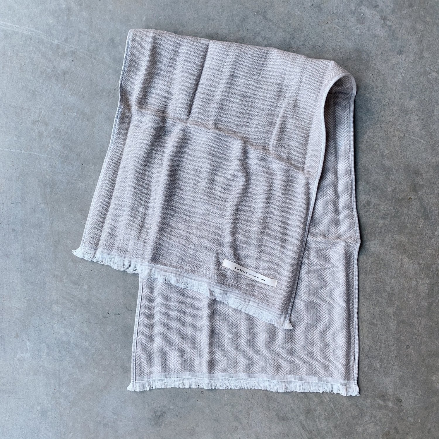 Herringbone Twill Cotton Scarf by Classiky