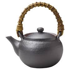 Shigaraki Black Earthenware Teapot