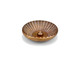 Kikuwari Chrysanthemum Brass Incense Stand - Gusoku 6