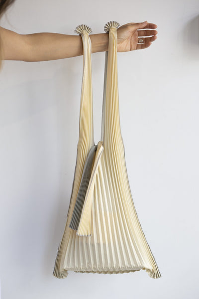 Pleco Biodegradable Pleated Tote Bags by Knaplus | Ginkgo Leaf Shop