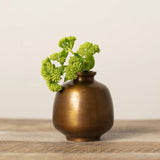 Hana Mitsubo Brass Vases by Nousaku