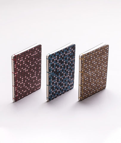 Japanese Mino Washi Tile Print Oboeru Notebook