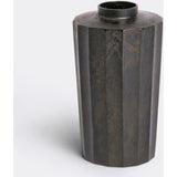 Jurokumen Faceted Brass Flower Vase- GUSOKU 10