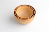 Wooden Bowls- Set of 3