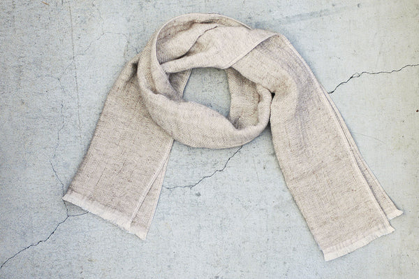 Herringbone Twill Cotton Scarf by Classiky