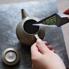 Rhombus Copper Tea Leaves Scoop