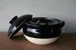 Koiga Iga Earthenware Donabe Double Lid Rice Cooker