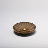 Kikuwari Chrysanthemum Brass Incense Stand - Gusoku 6