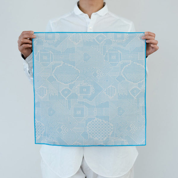 Sashiko Geometric Furoshiki Cloth