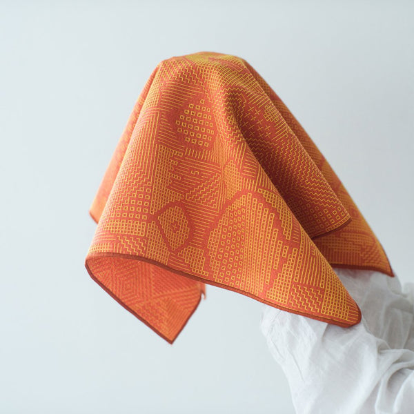 Sashiko Geometric Furoshiki Cloth